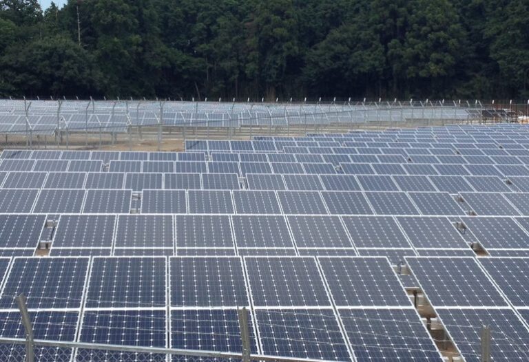 KJC_茨城県_太陽光　基礎（杭）　架台　行方市　1Mw1